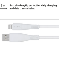 18W USB-A Wall Charger & Lightning Cable - White