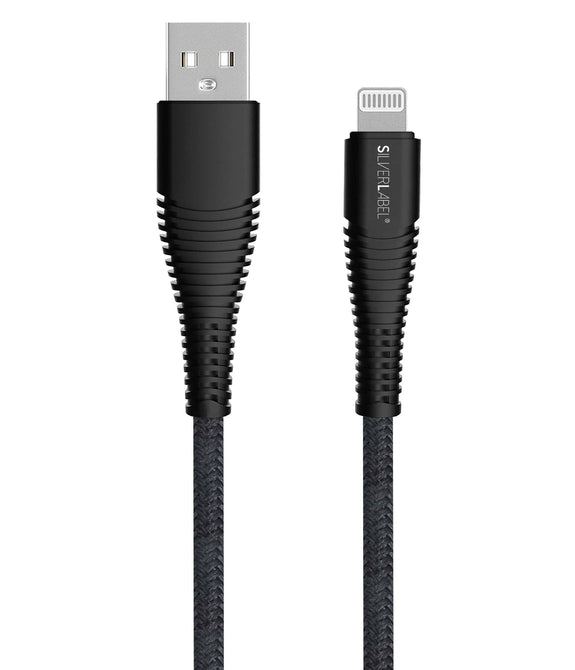 Lightning to USB-A Charge Cable Braided - 2M