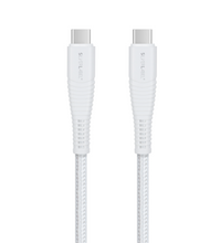 Braided USB-C to USB-C Charge Cable 2m - White