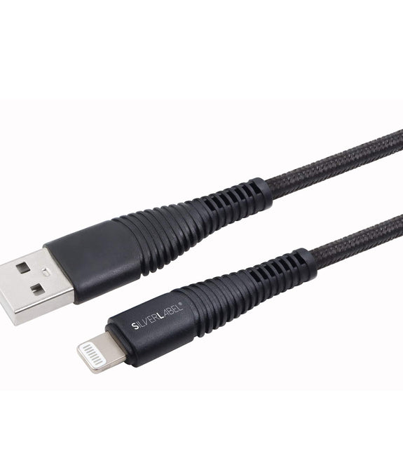 Lightning to USB-A Charge Cable Braided - 2M