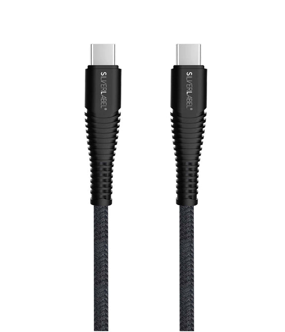 PD USB-C to USB-C 20W Charge & Sync Cable Braided - 1M