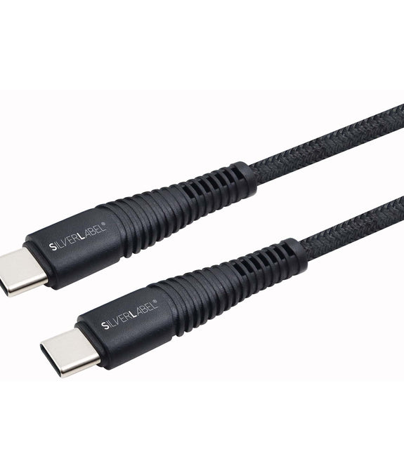 PD USB-C to USB-C 20W Charge & Sync Cable Braided - 2M