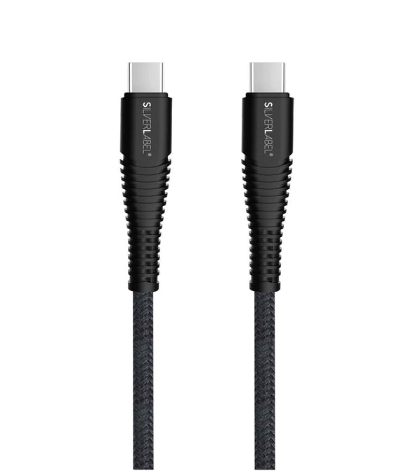 PD USB-C to USB-C 20W Charge & Sync Cable Braided - 2M