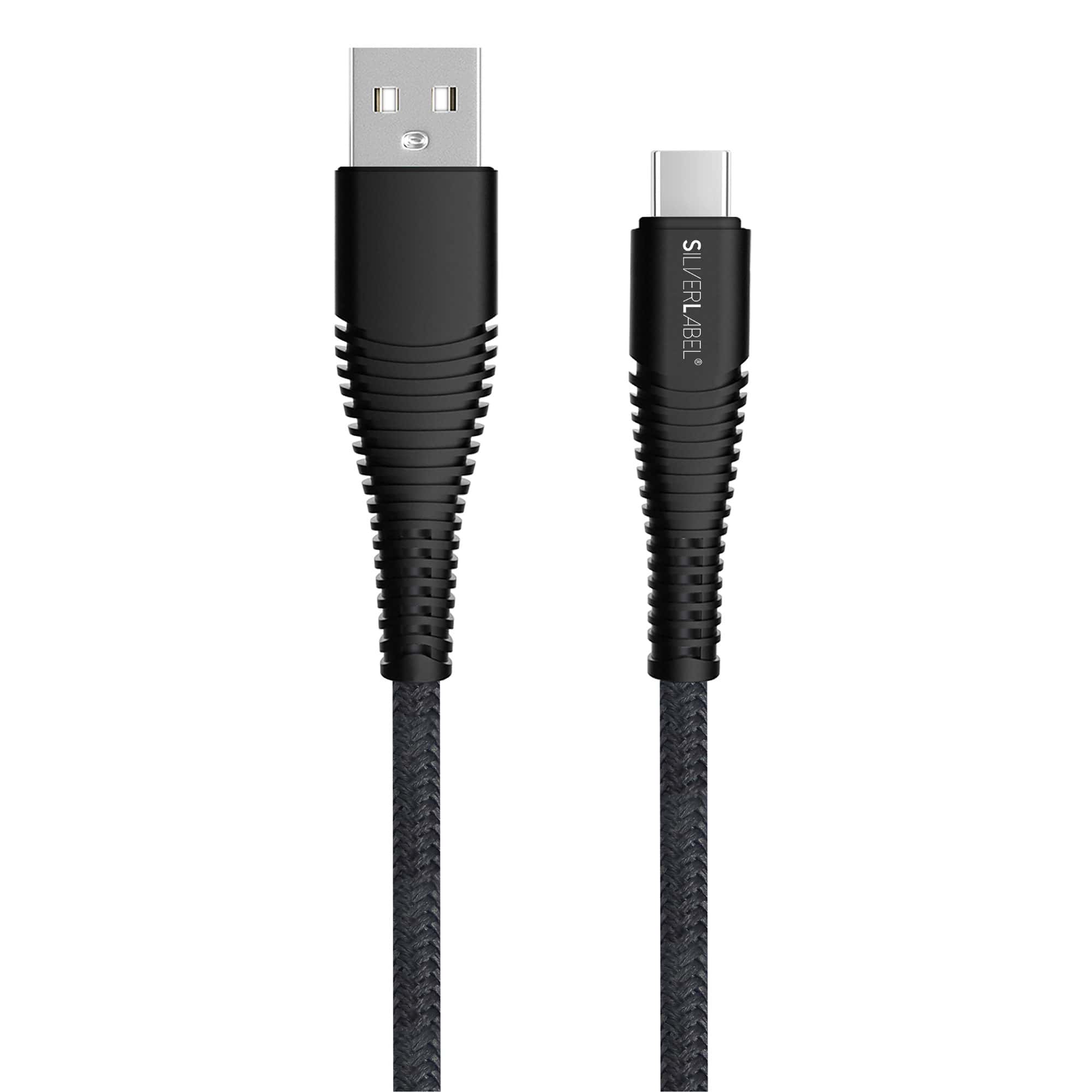 USB-C to USB-A Charge Cable Braided - 2M